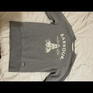 Grey Barbour sweatshirt